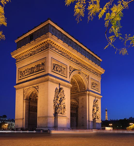 2CV Paris Tour : Visit Paris by 2CV! The Arc de Triomphe