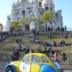 2CV Paris Tour : Visit Paris by 2CV! The Sacré Coeur in Montmartre