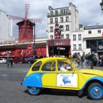 2CV Paris Tour - Visit Paris by 2CV! The Moulin Rouge