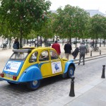 2CV Paris Tour - Visit Paris by 2CV! Direction Place Saint-Michel
